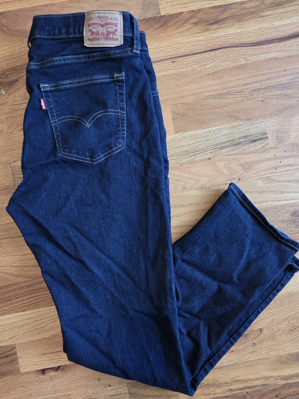 Levi's Jeans High Rise Straight Leg Women's 32 Clean Girl